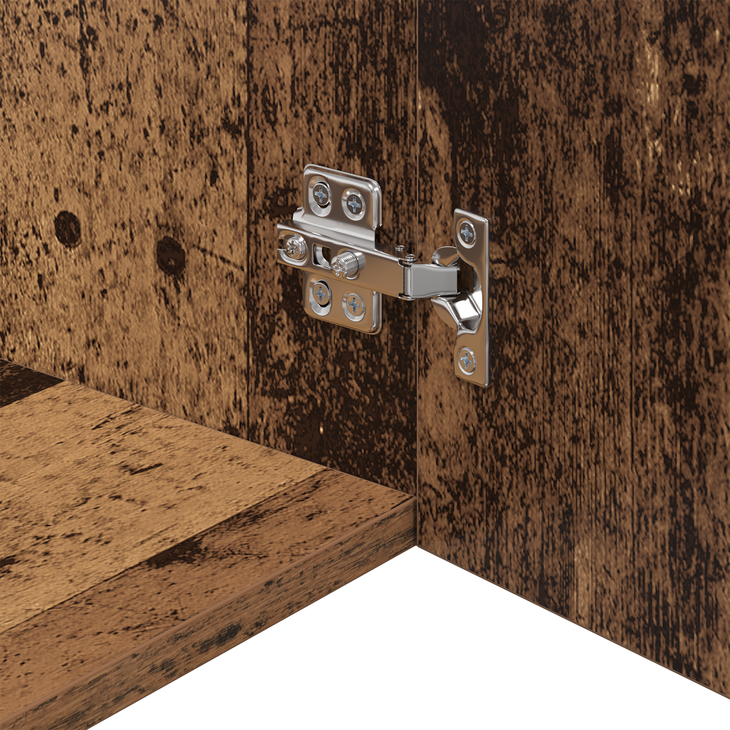 vidaXL Wandschrank Altholz 50 x 42,5 x 40 cm Holzwerkstoff