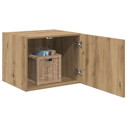 vidaXL Wandschrank Artisan-Eiche 50 x 42,5 x 40 cm Holzwerkstoff