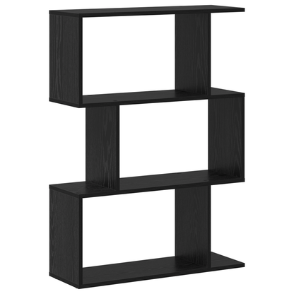 vidaXL Bücherregal Schwarz Eichen-Optik 70 x 24 x 97 cm Holzwerkstoff