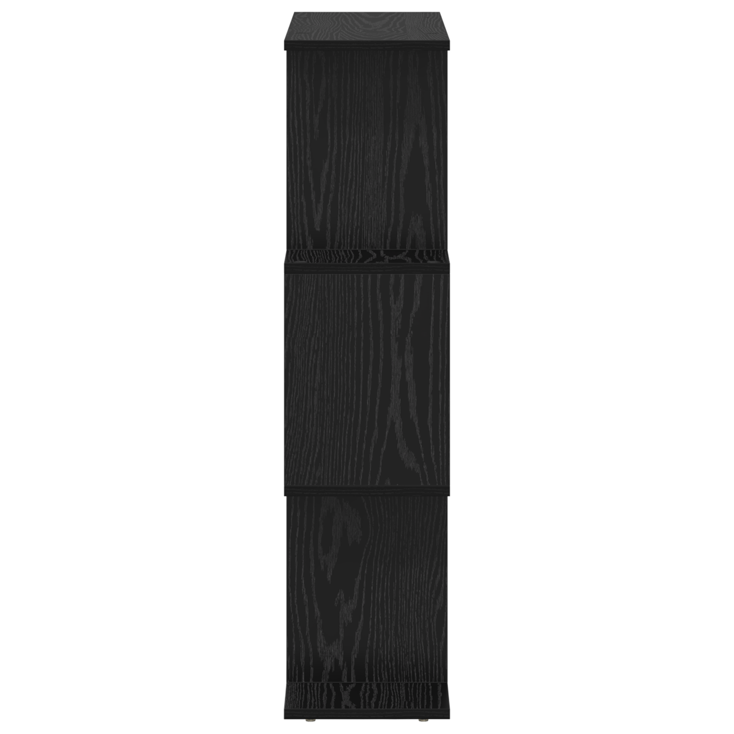 vidaXL Bücherregal Schwarz Eichen-Optik 70 x 24 x 97 cm Holzwerkstoff