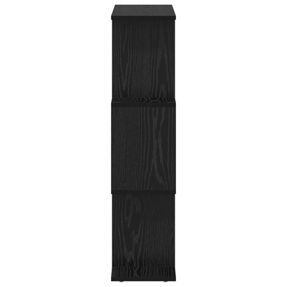 vidaXL Bücherregal Schwarz Eichen-Optik 70 x 24 x 97 cm Holzwerkstoff